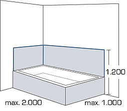 2-3-1_114x100_Badewannenverkleidungen_1000x2000x1200_Ansicht