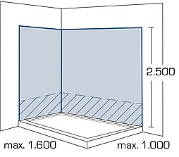 2-2-1_114x100_Wandverkleidungen-Umbau-Wanne-zu-Dusche_1000x1600x2500_Ansicht