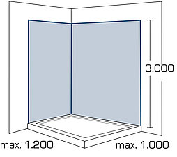 2-1-1_113x100_Aufmass-Duschrueckwaende_1000x1200x3000_Ansicht